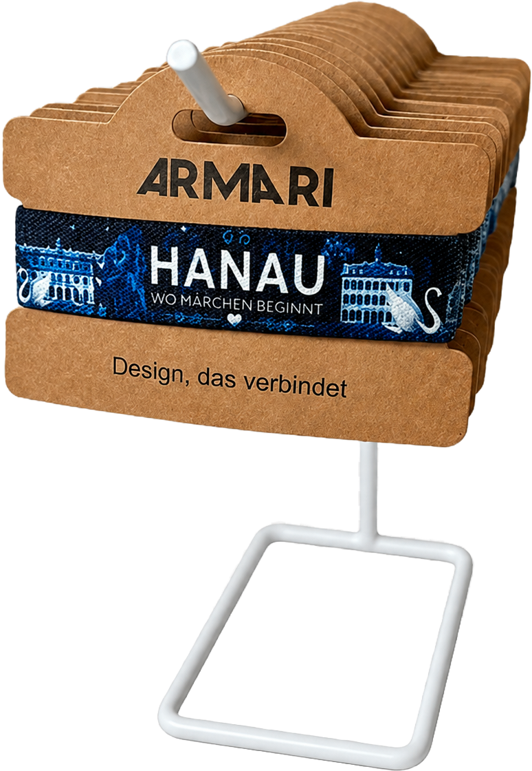 Hanau Armband im Verkaufsdisplay